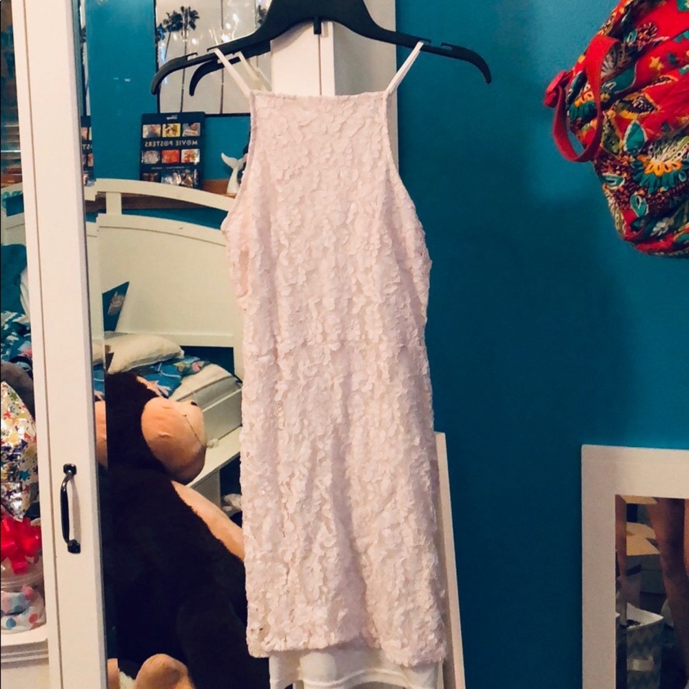 Short White Lace Dress